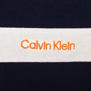 Calvin Klein Hubbard Long Sleeve Hybrid Polo Shirt - Evening Blue
