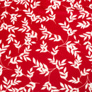 Calvin Klein Leaf Print Polo Shirt - Red/White