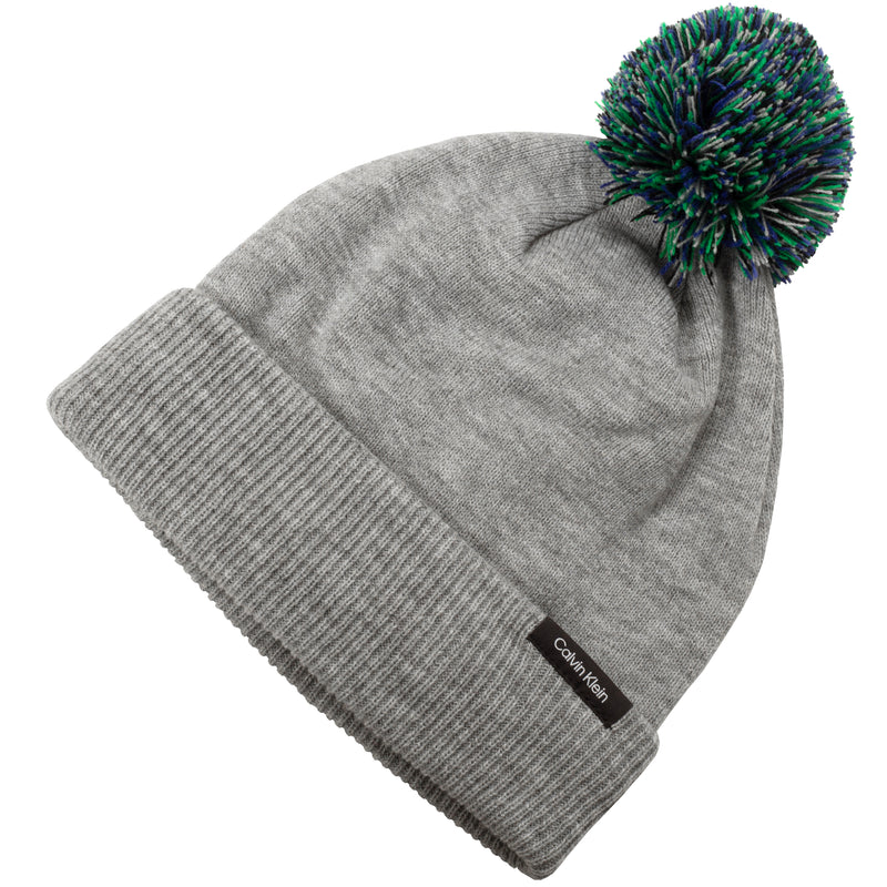 Calvin Klein Linden Bobble Beanie - Silver Marl