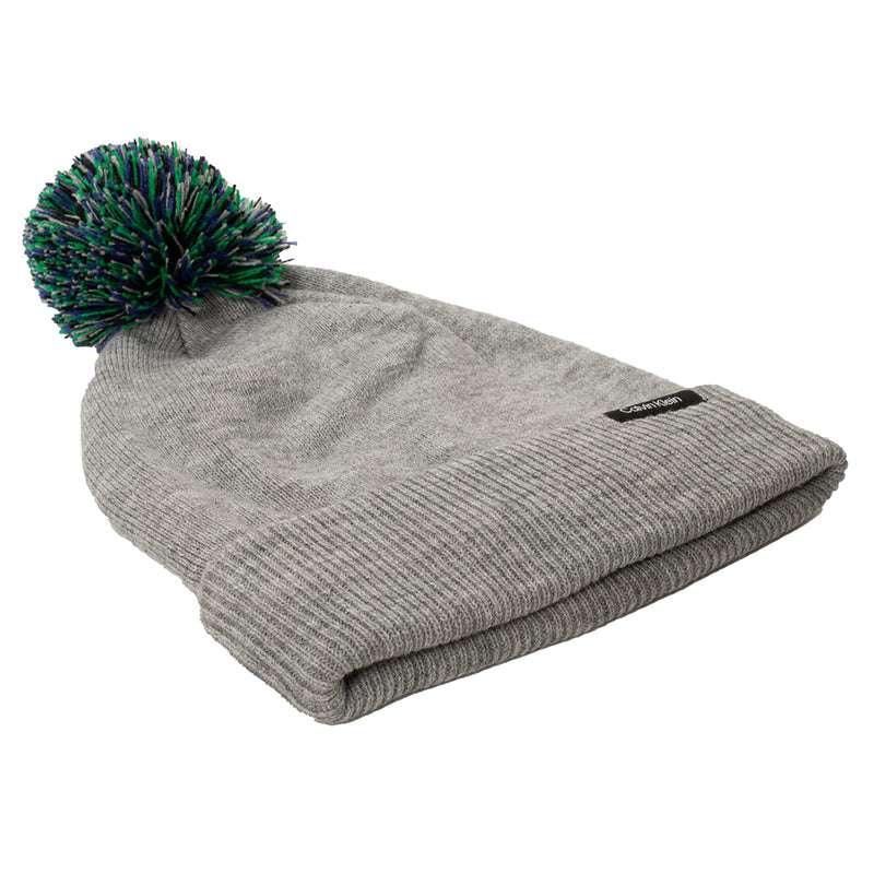 Calvin Klein Linden Bobble Beanie - Silver Marl