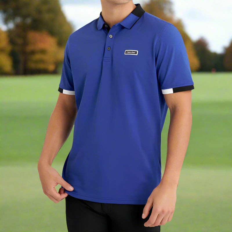Calvin Klein Madison Polo Shirt - French Blue