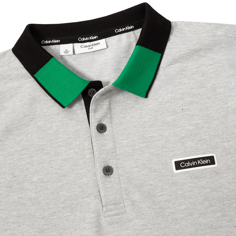 Calvin Klein Madison Polo Shirt - Silver Marl
