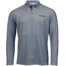 Calvin Klein Medina Long Sleeve Polo Shirt - Engine Marl