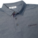Calvin Klein Medina Long Sleeve Polo Shirt - Engine Marl
