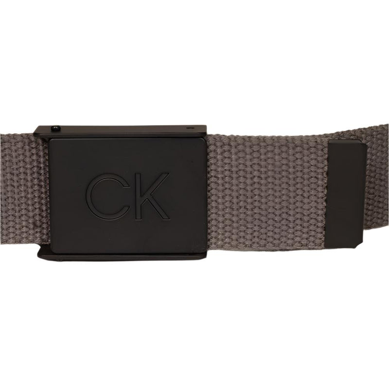 Calvin Klein Monogram Buckle Belt - Charcoal