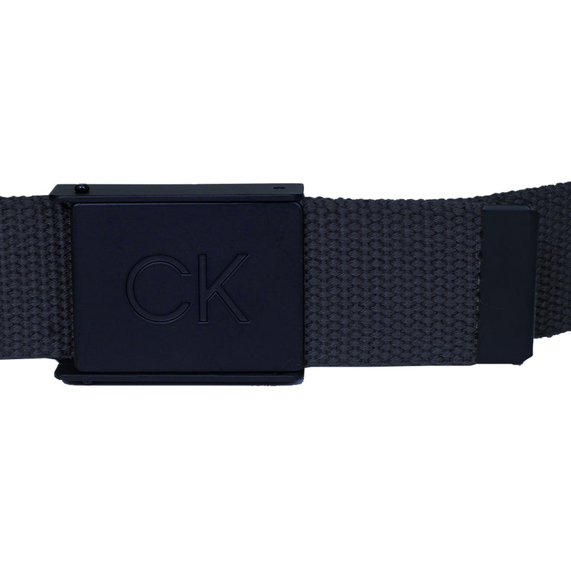 Calvin Klein Monogram Buckle Belt - Navy