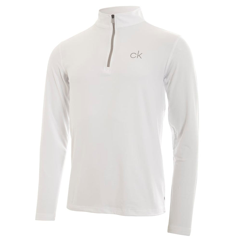 Calvin Klein Newport Half-Zip Sweater - White