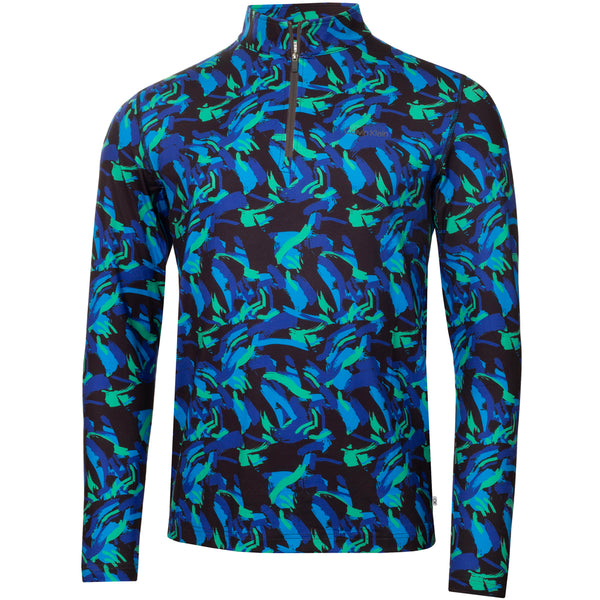 Calvin Klein Newport 1/2 Zip Pullover - Brushstroke Print