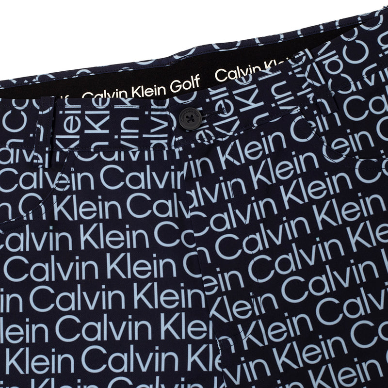 Calvin Klein Printed Genius Shorts - Evening Blue/Blue