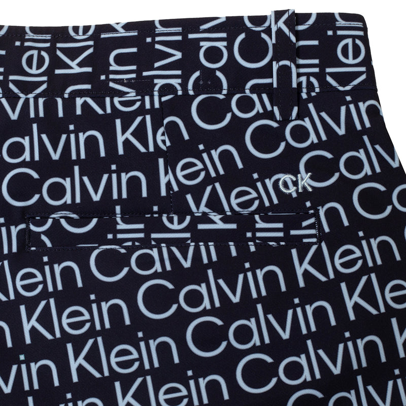 Calvin Klein Printed Genius Shorts - Evening Blue/Blue