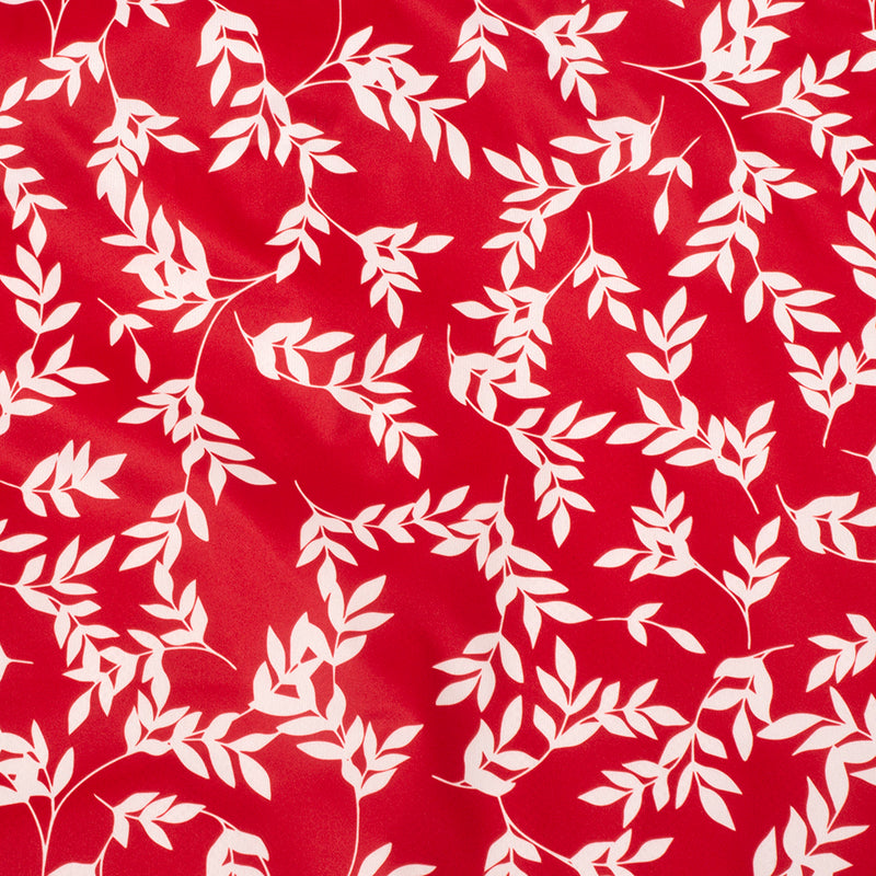 Calvin Klein Printed Windbreaker Jacket - Red/White