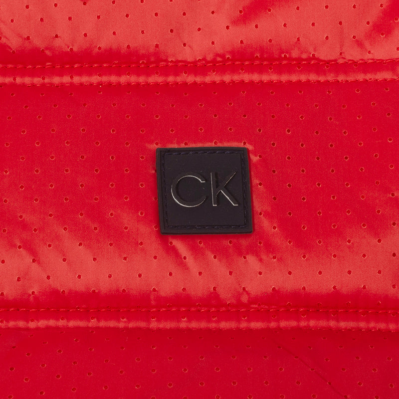 Calvin Klein Rangewood Full Zip Hybrid Gilet - Evening Blue/Red