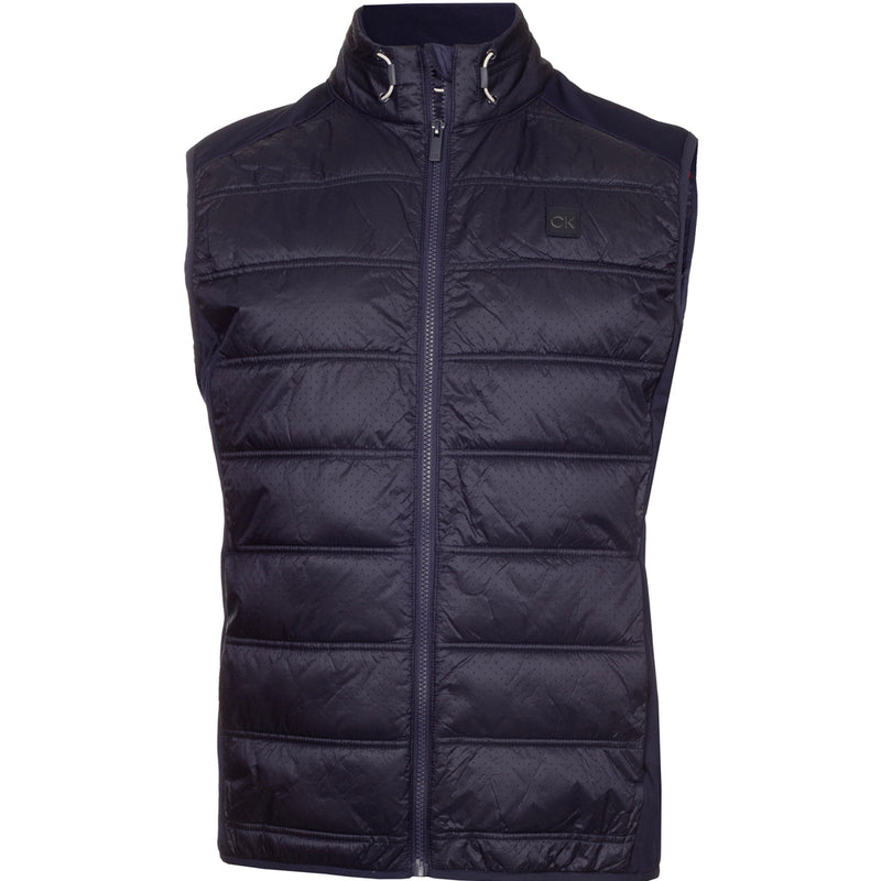 Calvin Klein Rangewood Full Zip Hybrid Gilet - Evening Blue