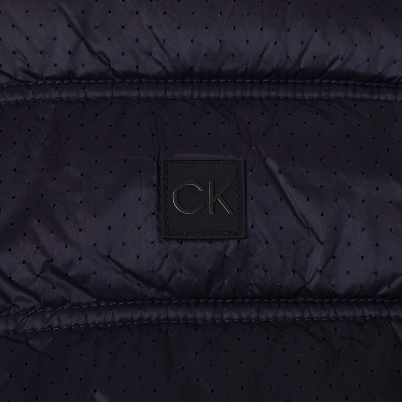 Calvin Klein Rangewood Full Zip Hybrid Gilet - Evening Blue