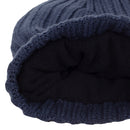 Calvin Klein Ribbed Knit Beanie HD Embroided - Engine Blue