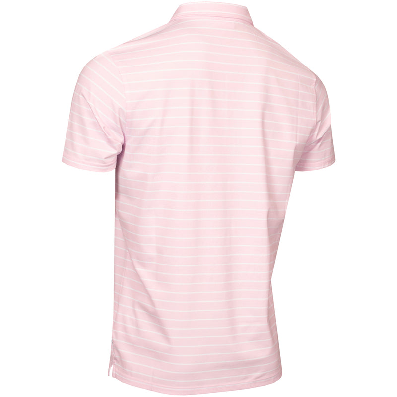 Calvin Klein Silverstone Polo Shirt - Pink/White