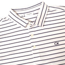 Calvin Klein Silverstone Polo Shirt - White/Evening Blue
