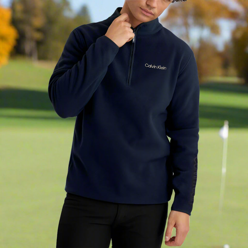 Calvin Klein Thompson 1/2 Zip Fleece - Navy