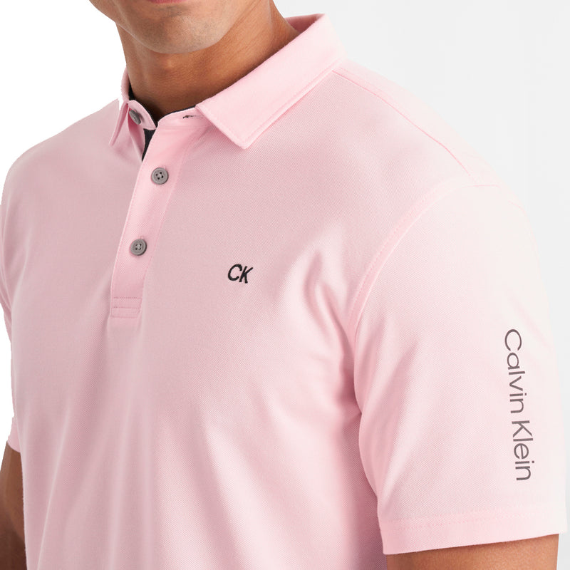 Calvin Klein Uni Polo Shirt - Baby Pink