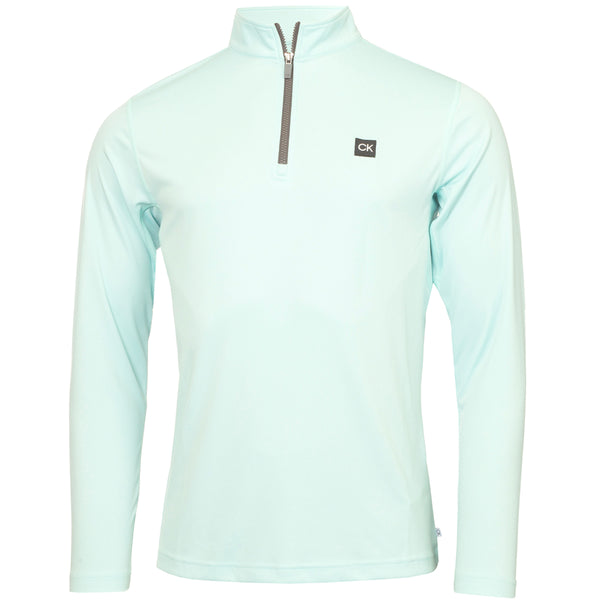 Calvin Klein Westgate 1/2 Zip Pullover - Aqua