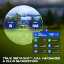 Blue Tees Golf Captain Air Connected Laser Rangefinder - Grey