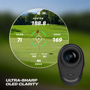 Blue Tees Golf Captain Pro Connected Laser Rangefinder - Black