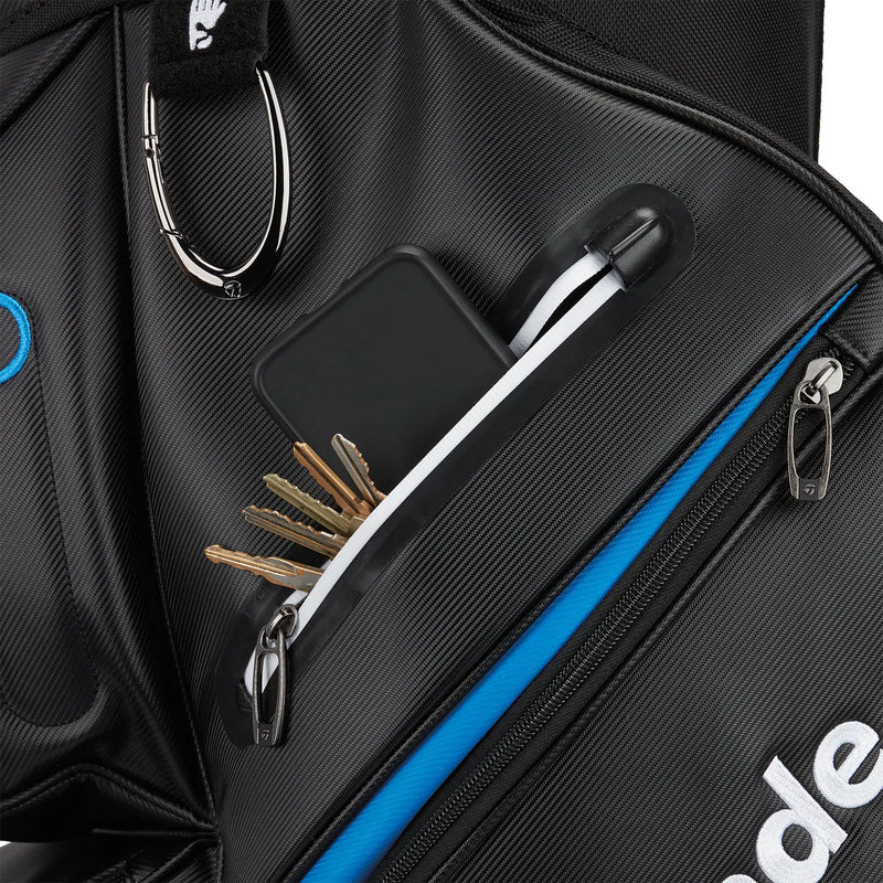TaylorMade Deluxe Cart Bag - Black/Blue