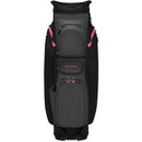 TaylorMade Cart Lite Cart Bag - Black/Grey/Neon Pink