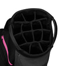 TaylorMade Cart Lite Cart Bag - Black/Grey/Neon Pink