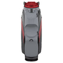 Callaway Chase 14 Cart Bag - Steel/Graphite/Red