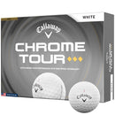 Callaway Chrome Tour Triple Diamond Golf Balls - White - 12 Pack