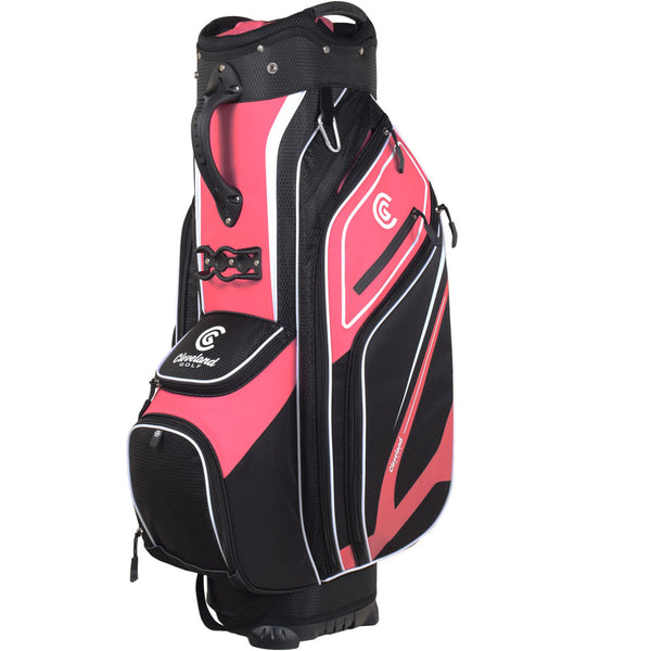 Cleveland Golf Friday 3 Cart Bag - Pink/Black