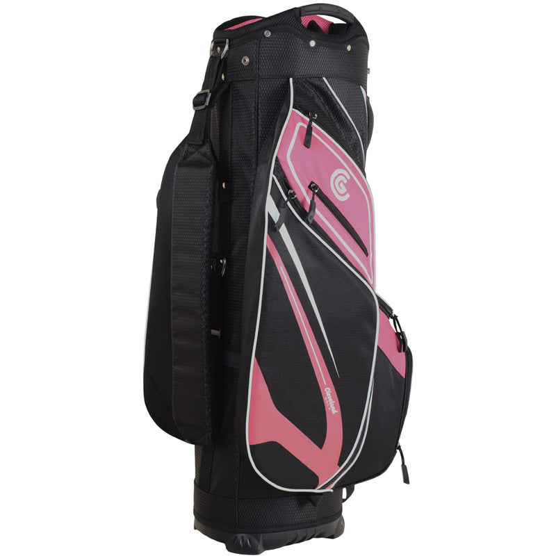 Cleveland Golf Friday 3 Cart Bag - Pink/Black