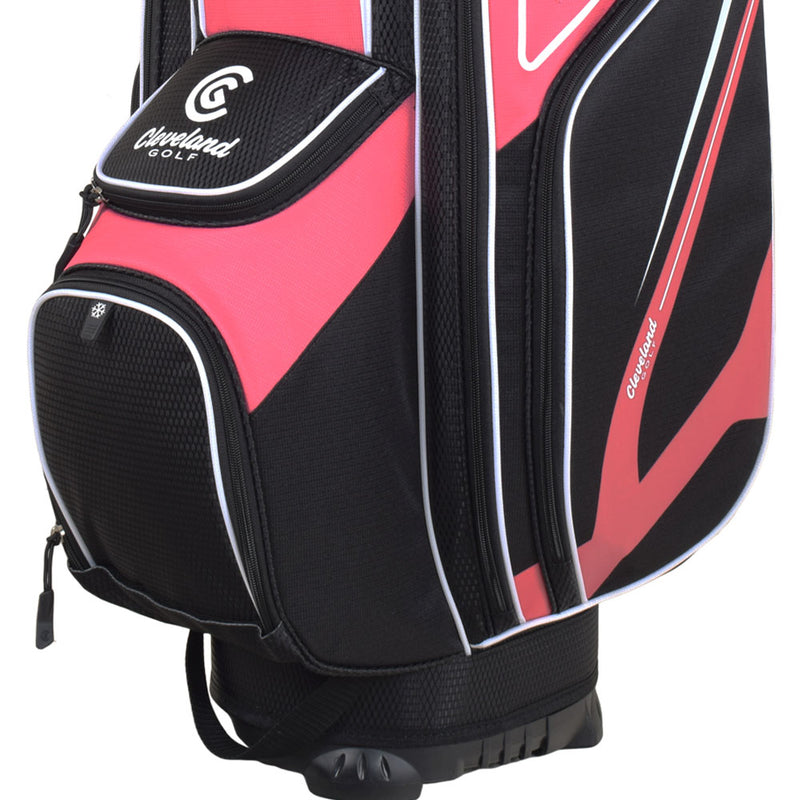 Cleveland Golf Friday 3 Cart Bag - Pink/Black