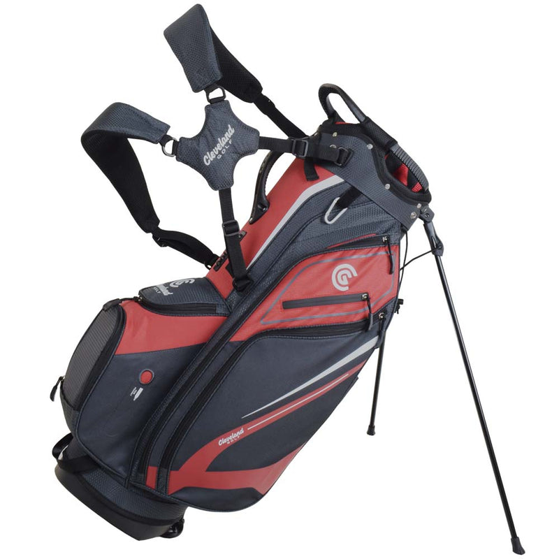 Cleveland Golf Saturday Stand Bag - Red/Charcoal