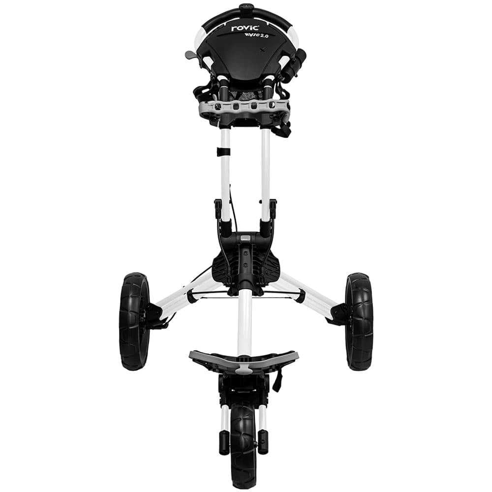 Clicgear Rovic Console Clicgear Rovic RV1C 2.0 Compact 3-Wheel Push Trolley - Arctic/Black