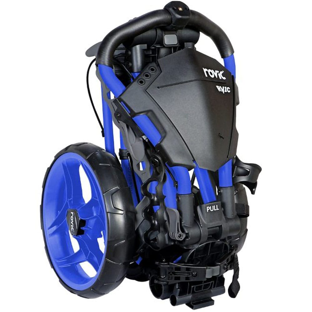 Clicgear Rovic Console Clicgear Rovic RV1C 2.0 Compact 3-Wheel Push Trolley - Blue
