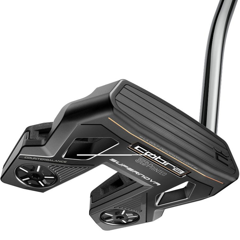 Cobra 3D Printed Putter - Supernova Counter Balanced Black