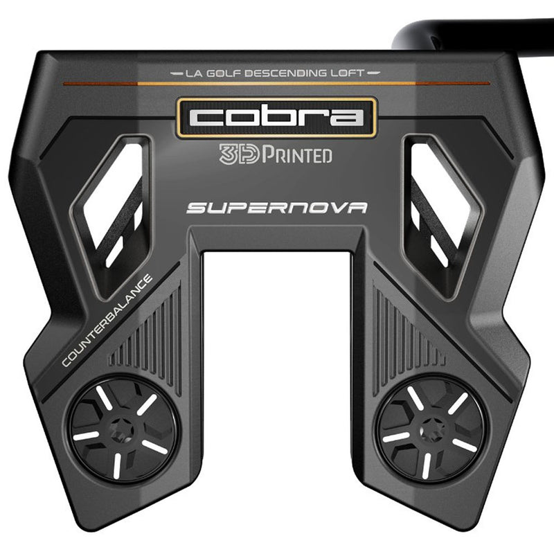 Cobra 3D Printed Putter - Supernova Counter Balanced Black