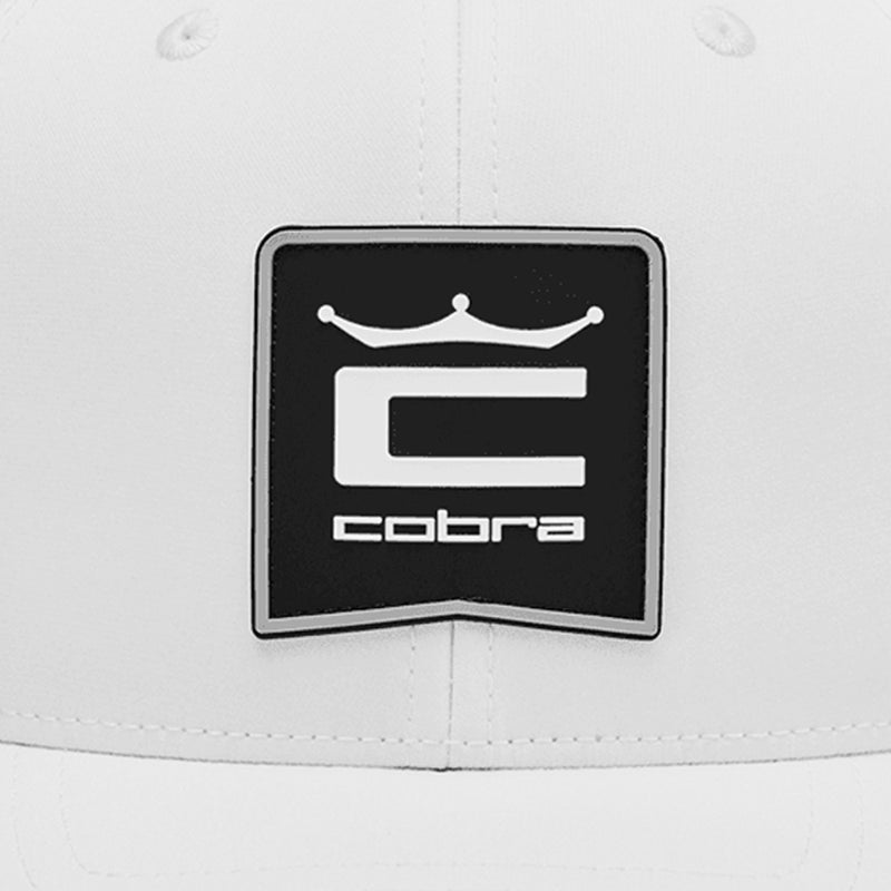 Cobra Crown C Patch Cap - White/Black