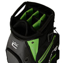 Cobra Signature Cart Bag - Black/Grey/Green