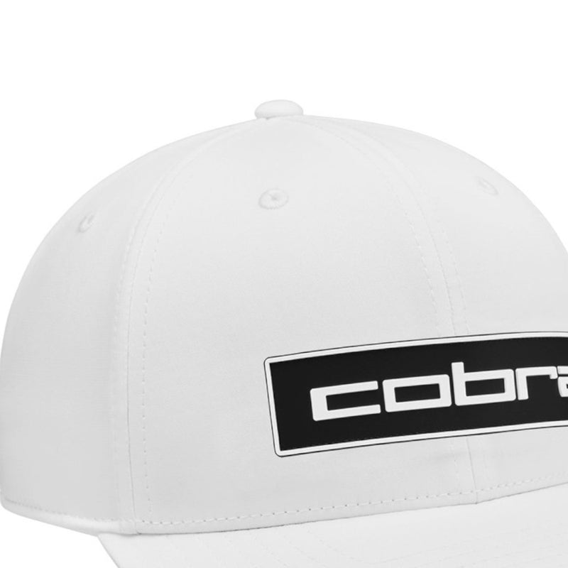 Cobra Tour Tech Cap - White/Black