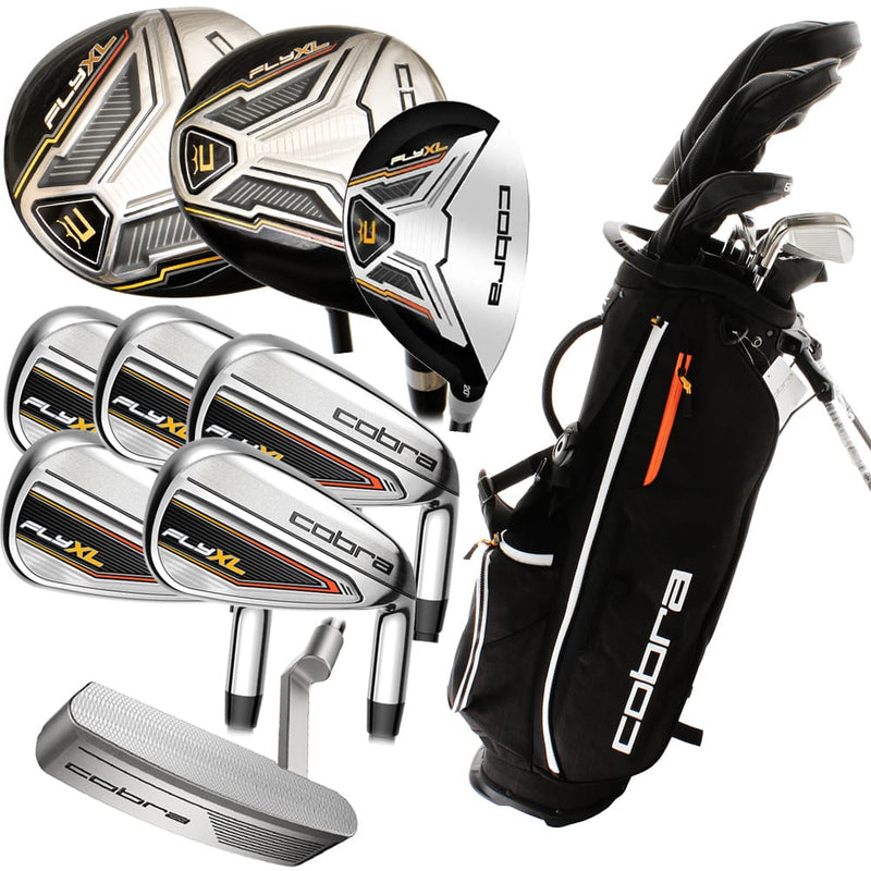 Cobra Fly XL 2 10-Piece Stand Bag -1" Shorter Package Set - Steel