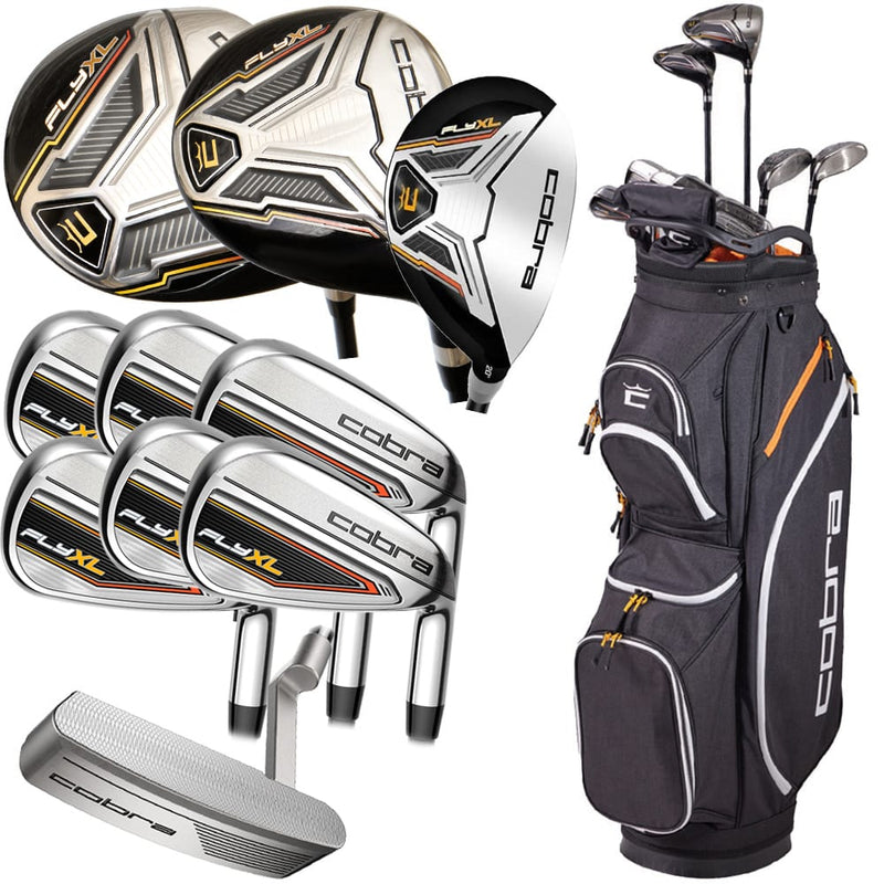 Cobra Fly XL 2 11-Piece Cart Bag Package Set - Graphite