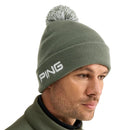 Ping Cresting Knit Bobble Beanie - Laurel