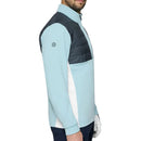 Galvin Green Dalton Insula 1/4 Zip Pullover - Crystal Blue/Navy