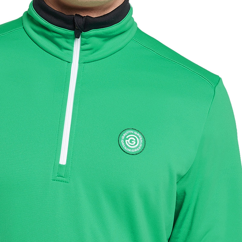 Galvin Green Dario Full Zip Mid Layer - Golf Green/White