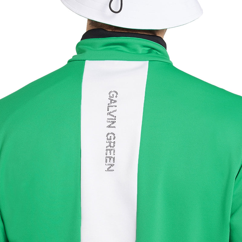 Galvin Green Dario Full Zip Mid Layer - Golf Green/White