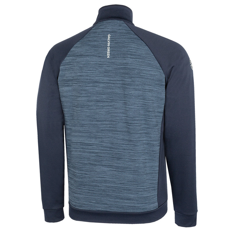 Galvin Green Darwin Full Zip Pullover - Moonlight Blue/Navy
