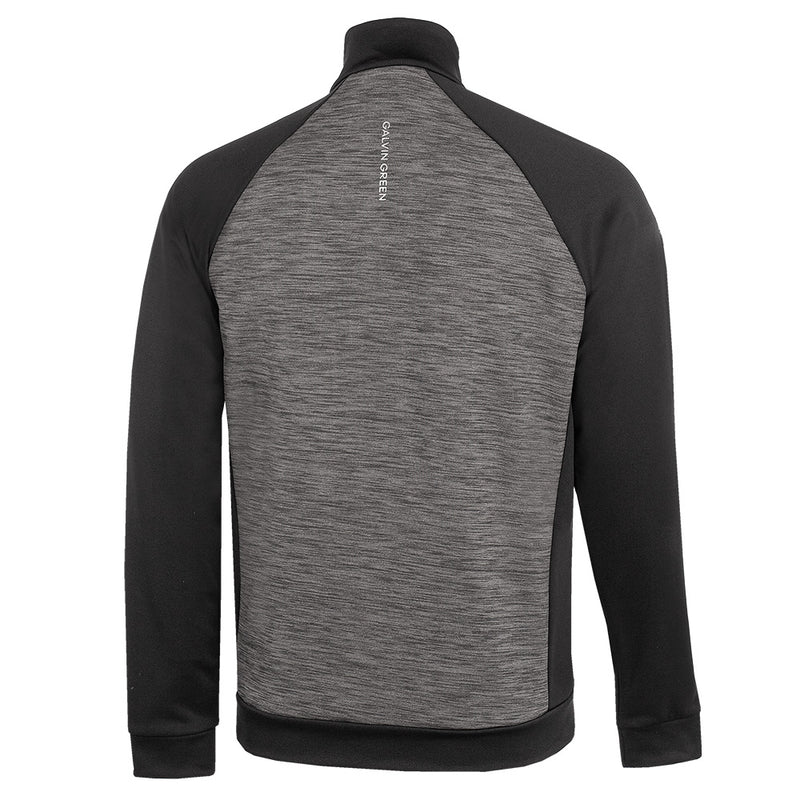 Galvin Green Darwin Full Zip Pullover - Forged Iron/Black